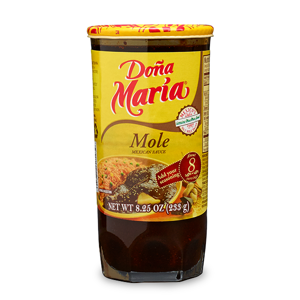 Dona Maria mole 8.25 oz jar.